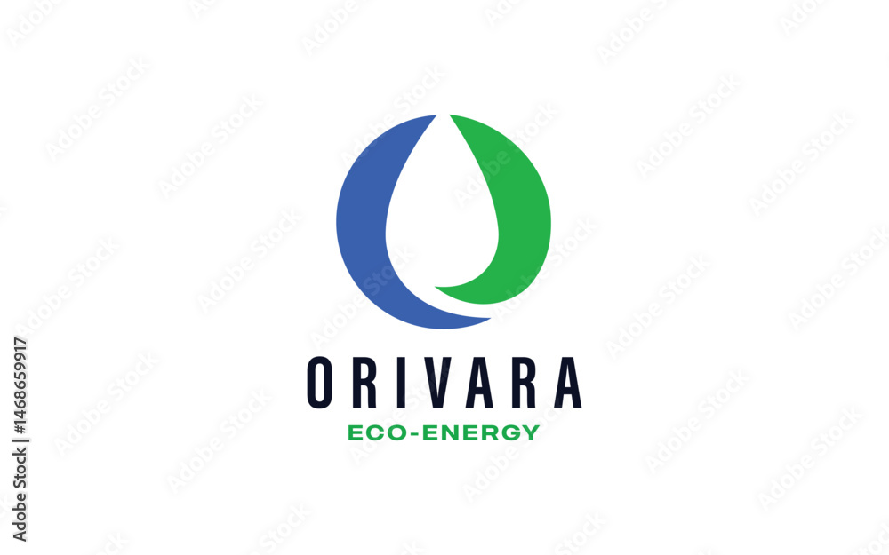 Minimalist Green Drop Logo for Sustainable Environment Company Minimalist Green Drop Logo for Sustainable Environment Company