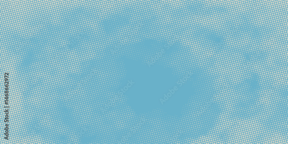 retro sky pattern on old paper texture. raster halftone vintage clouds. vector illustration