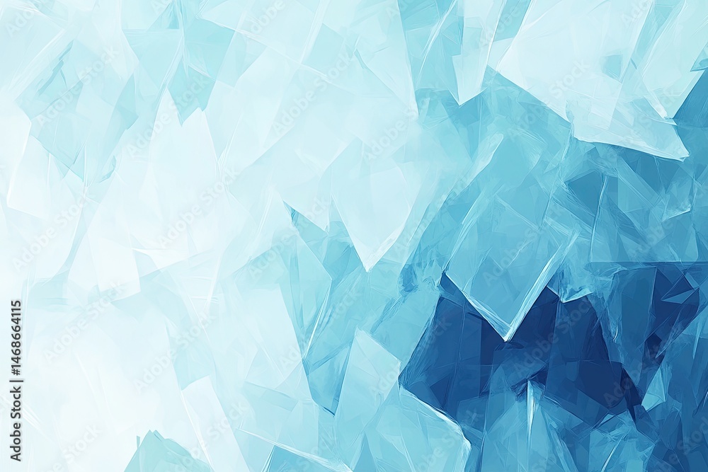 Abstract fragmented ice shapes Abstract fragmented ice shapes