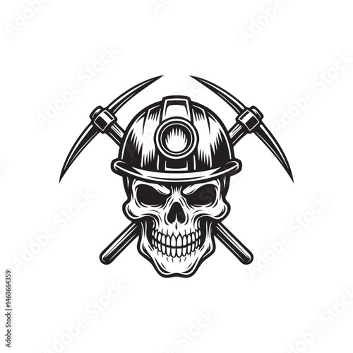 skull and mine attributes