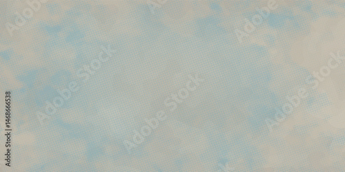 retro sky pattern on old paper texture. raster halftone vintage clouds. vector eps10