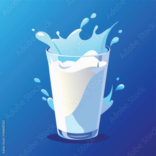 splash of milk