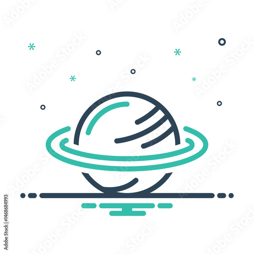 Mix icon for saturn