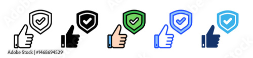 Reliable Icon Collection With Multiple Styles