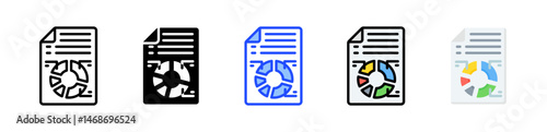 Market Penetration Icon Collection With Multiple Styles