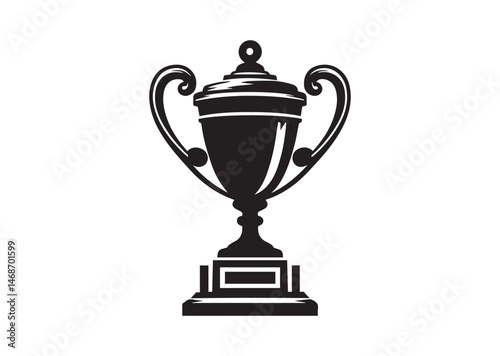 Trophy Silhouette Vector