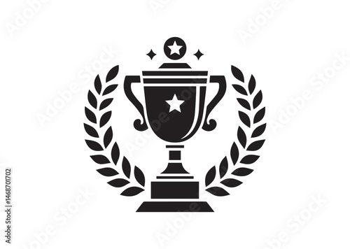 Trophy Silhouette Vector