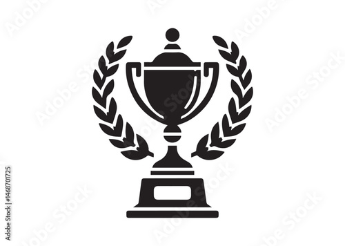 Trophy Silhouette Vector