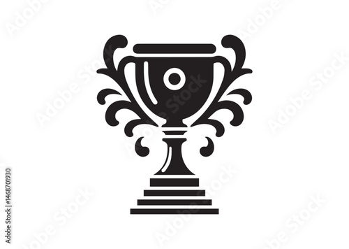 Trophy Silhouette Vector
