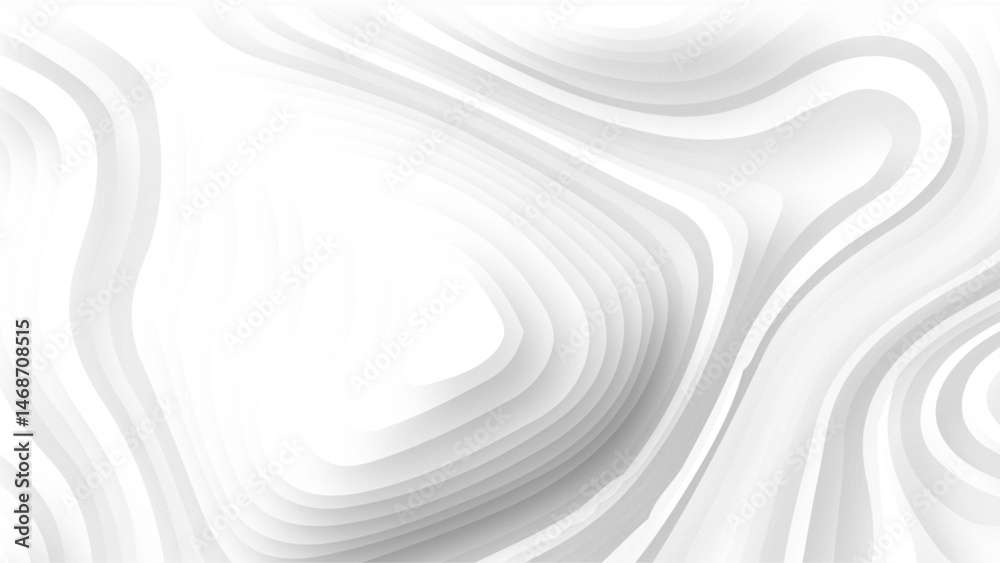 Obraz premium White waves background ,paper art style, flyers posters prints, paper art style, flyers posters prints .geometric background overlap layer.