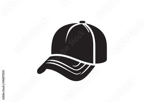 Trucker Cap Silhouette Vector