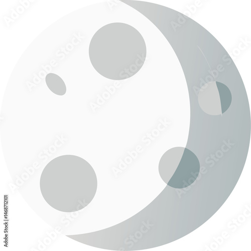 Lunar surface exploring nature and celestial bodies