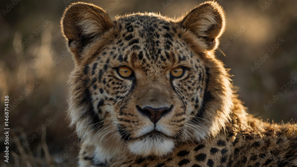 Obraz premium portrait of a leopard