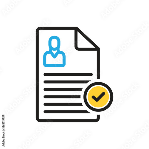 Multi color icon for register
