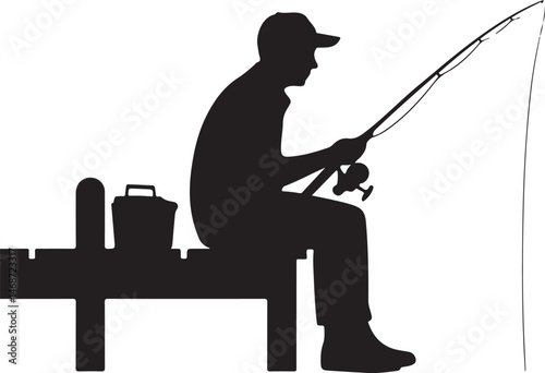 "Fish Hunting Silhouette | Fishing Scene Vector Art"

"Fishing Vector Design | Hunter and Fish Clipart"

"Fish Catching Scene | Outdoor Hunting Illustration"

"Fishing Rod Silhouette | Fisherman with 