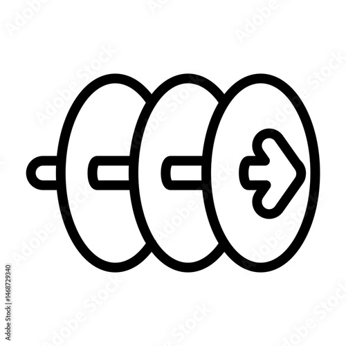Transition Vector Line Icon Design