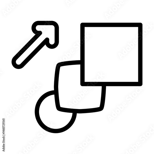 Morph Vector Line Icon Design