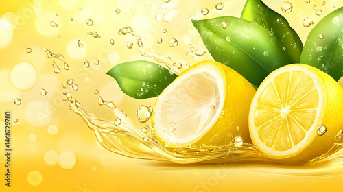 Zesty lemons splash into sunshine splendor