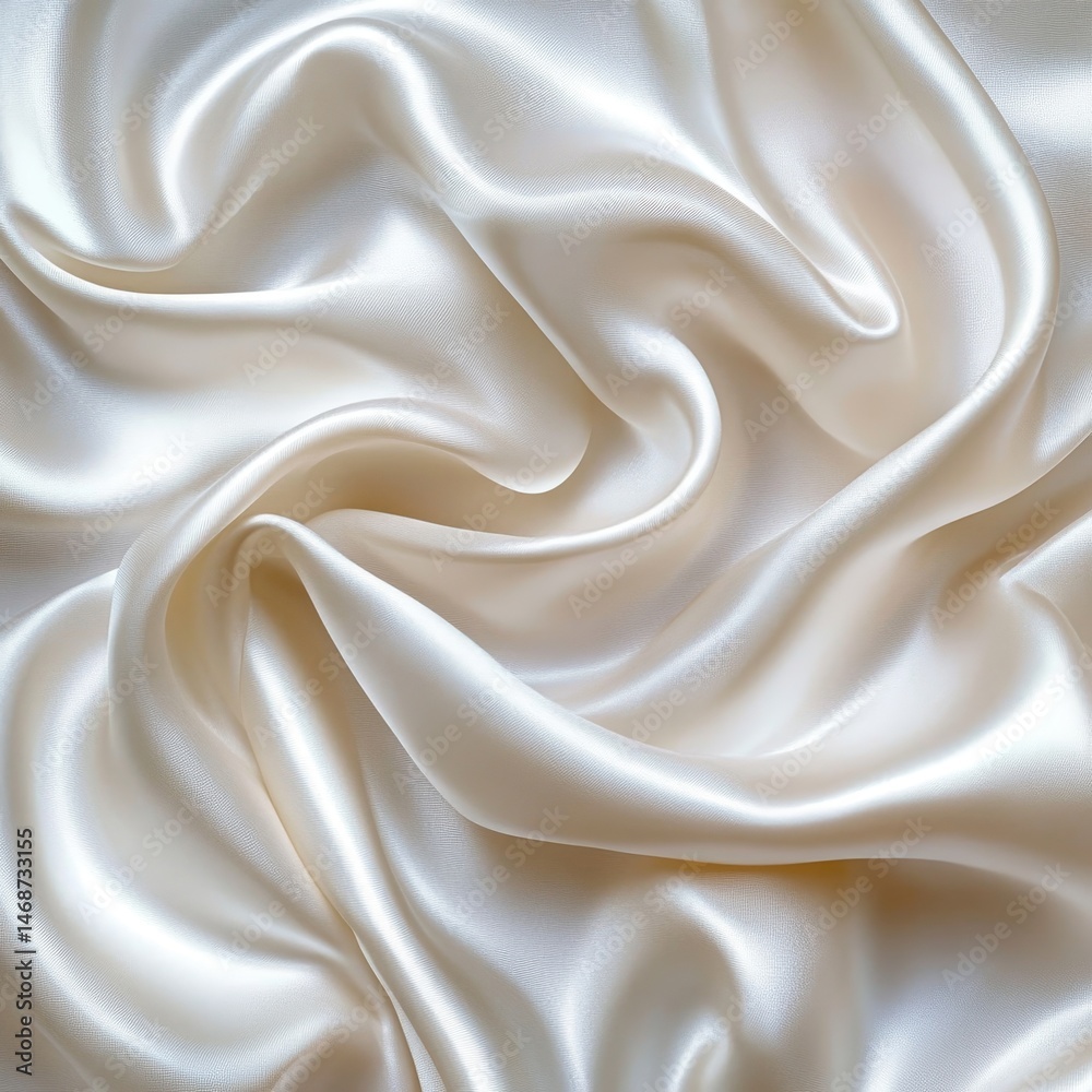 White Silk Digital Background, Generative AI White Silk Digital Background, Generative AI