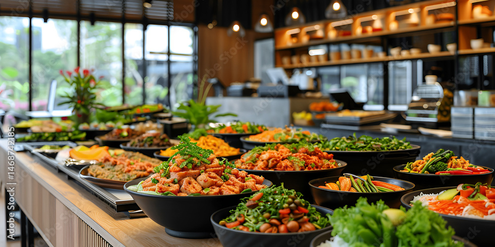 Fototapeta premium Buffet Catering Specialist, Event Catering Consultant