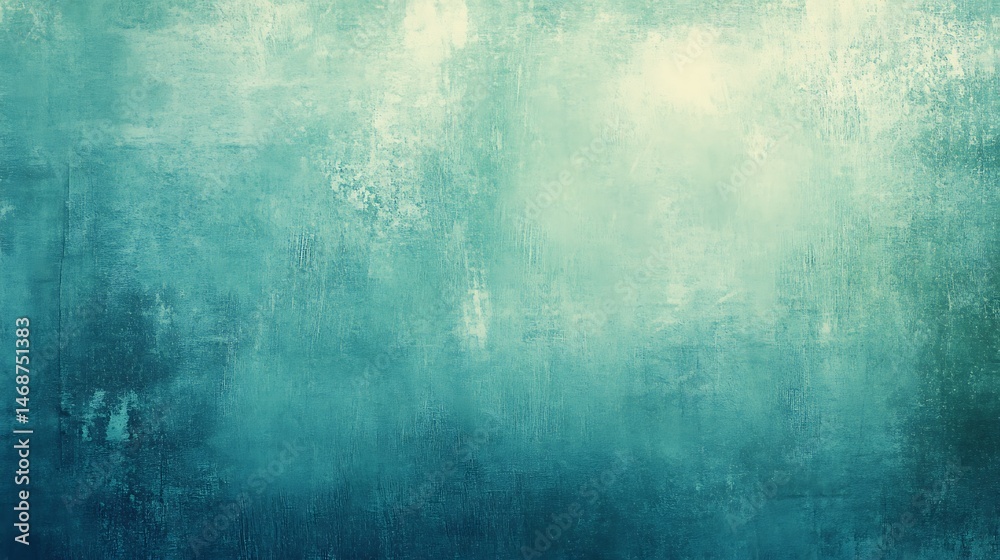 Fototapeta premium Textured teal background with subtle highlights.