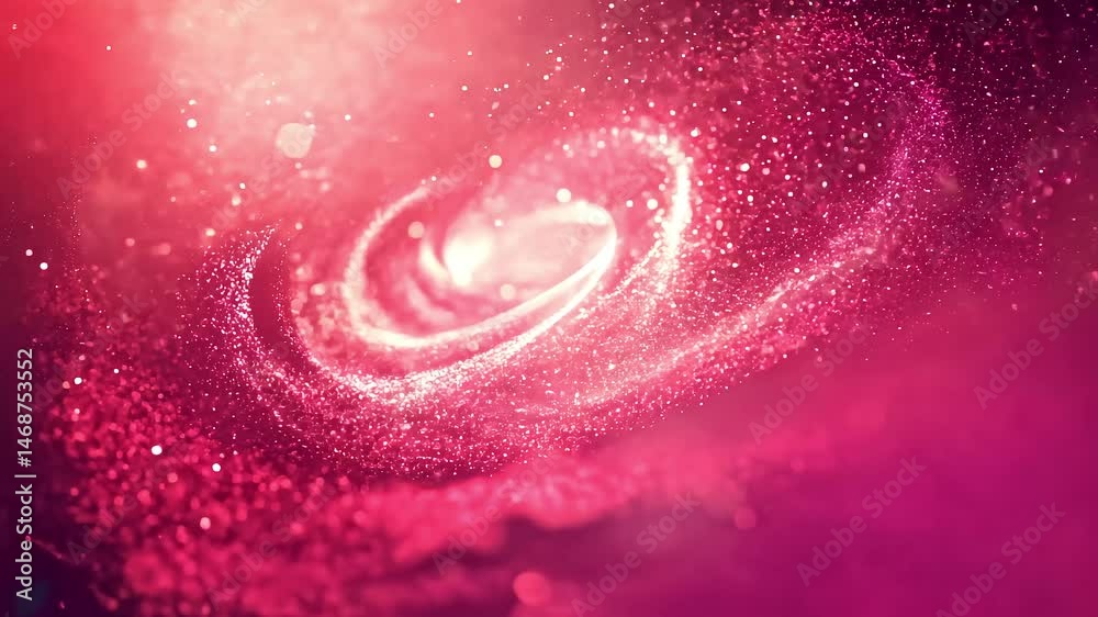 Red particle swirl dynamic background