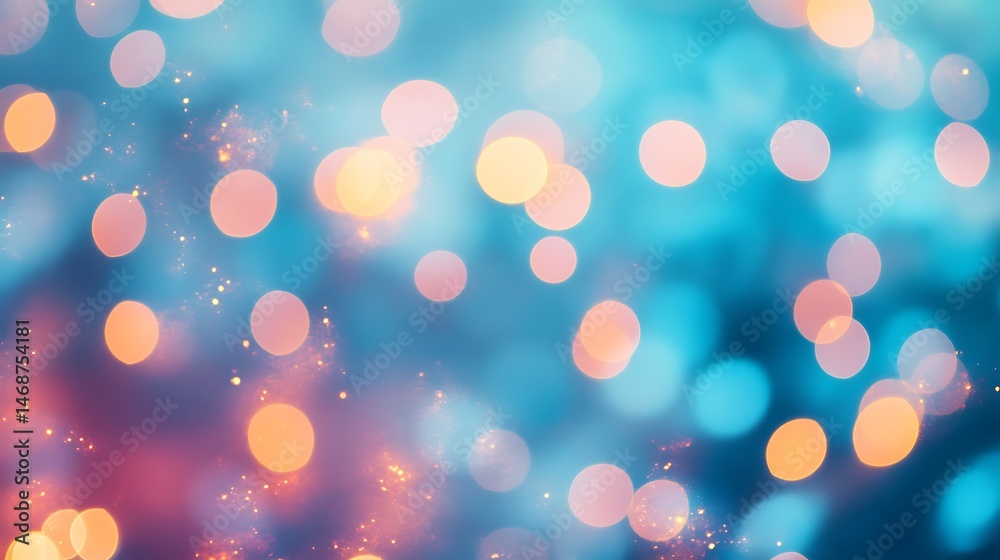 Vibrant, colorful bokeh background with soft light circles. Vibrant, colorful bokeh background with soft light circles.