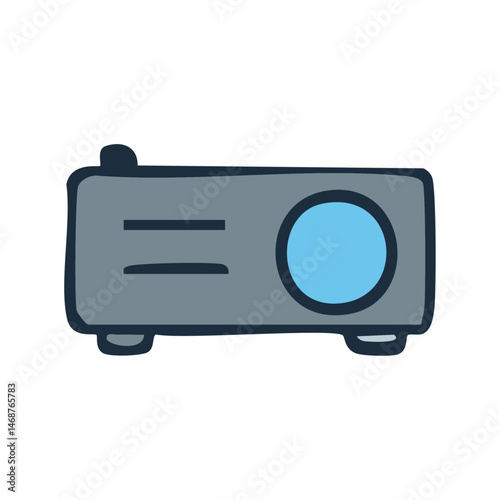 Projector Icon - Multimedia Presentation Vector