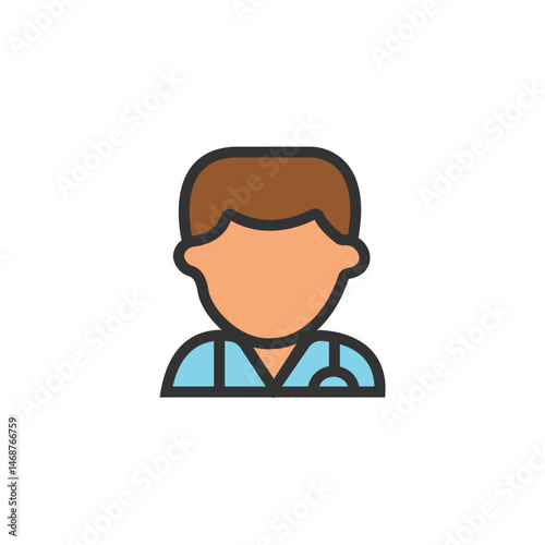 doctor character icon design