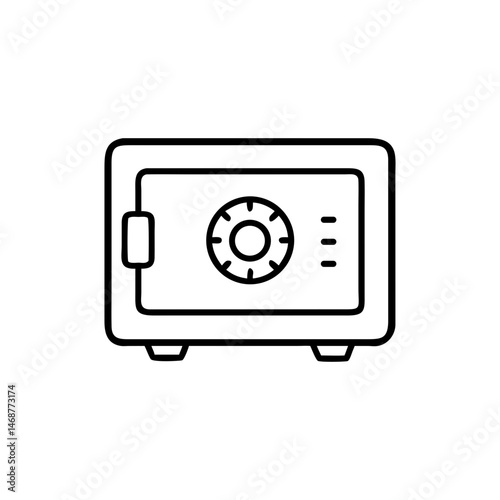 Safe deposit box icon