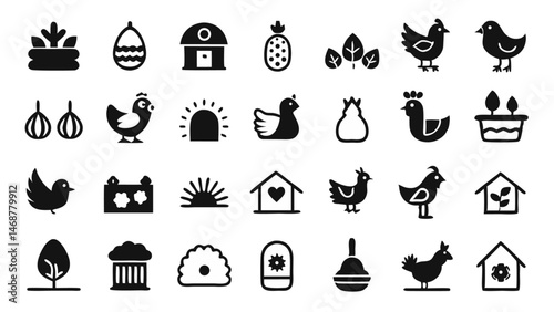 set of fire icons