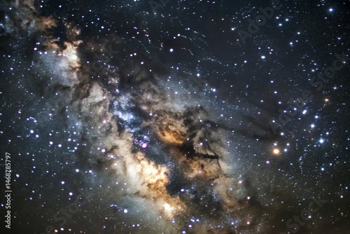 Milky Way Galaxy Starry Night Sky