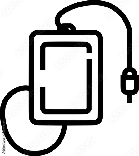Portable Oxygen Concentrator Symbol Clean Essential Design