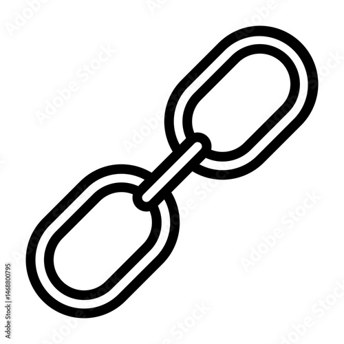 Link Vector Line Icon Design