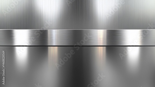 Brushed metal texture background; industrial design