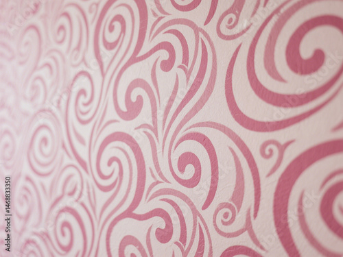 Abstract gradient background with Purple circles