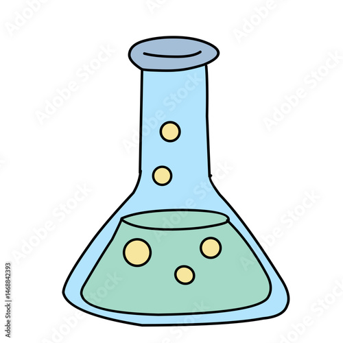 science and chemistry illustration vector