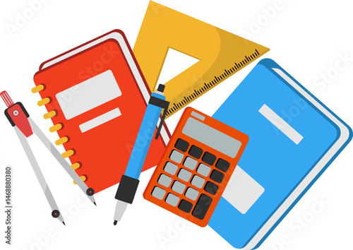 School Supplies Illustration