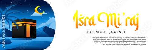 illustration about Isra' Mi'raj