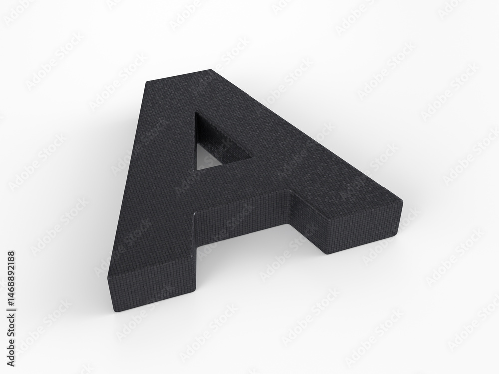 Fototapeta premium Plastic letter A