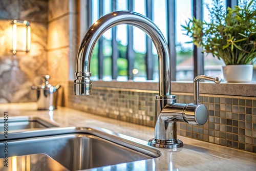 water flowing from faucet