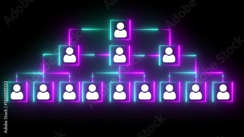 glowing neon Technology big data service center, high-tech Internet data storage. Server room data flow processing, network security management services. man connected for network