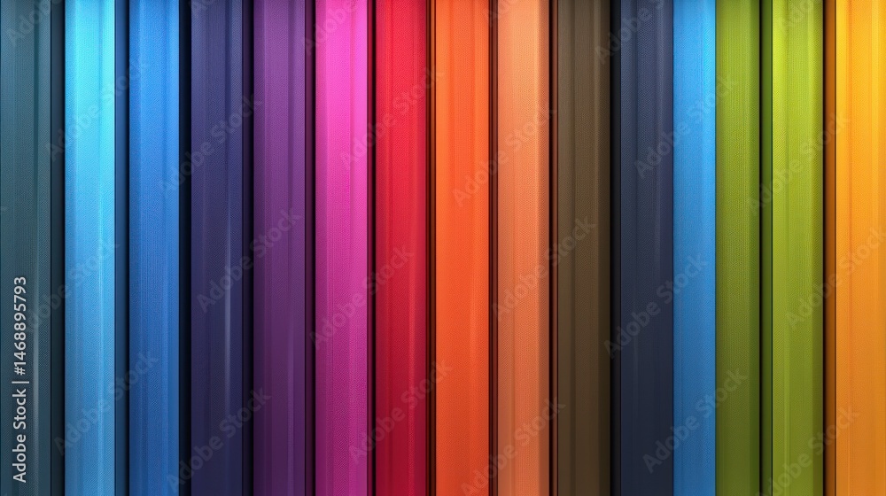 Obraz premium Colorful vertical stripes