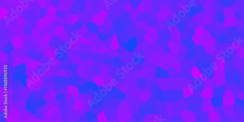 Network of jagged forms arranged in an aesthetically pleasing mosaic structure

