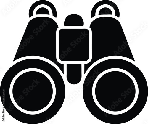 binoculars icon vector illustration