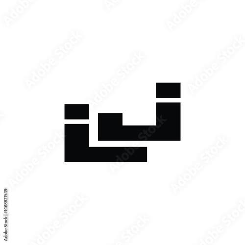 LJ monogram logo design letter text name symbol monochrome logotype alphabet character simple logo