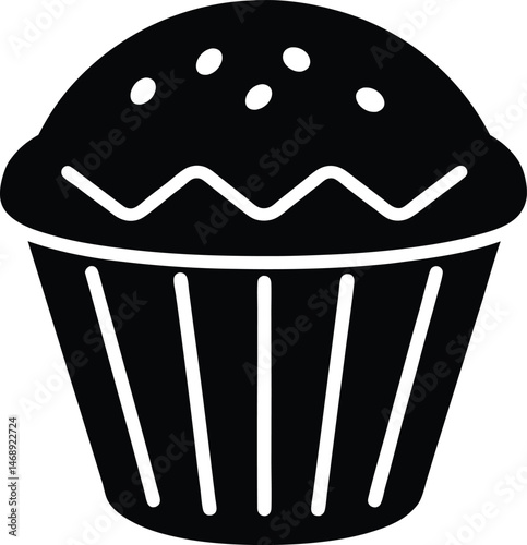 Muffin Icon Vector Illustration