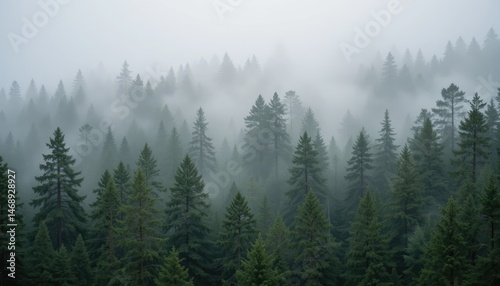 fog in the forest