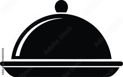 Serving Tray Icon Vector Illustration