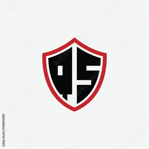 Free Download 753 shield logo shape letter alphabet educational learning Q S - GFXLoad
